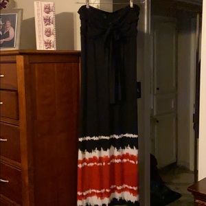 Thee black maxi dresses